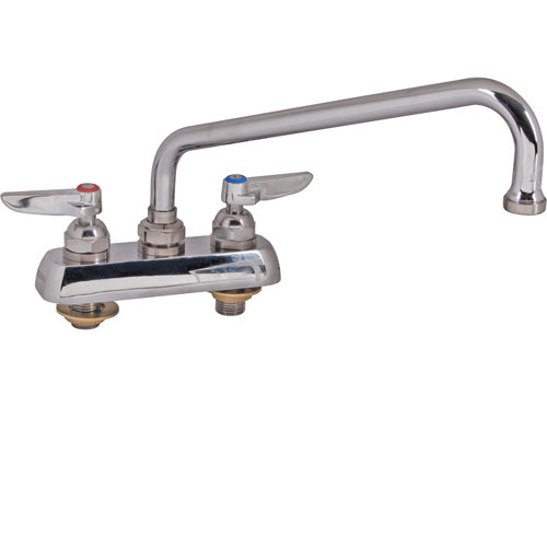 (image for) T&S Brass 1112 FAUCET,4"DECK , 10"SPT,LEADFREE